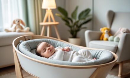 Sådan får du din baby til at sove bedre med en slyngevugge med motor