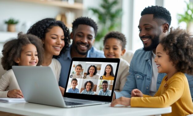 Sådan får du mest ud af online møder for familier