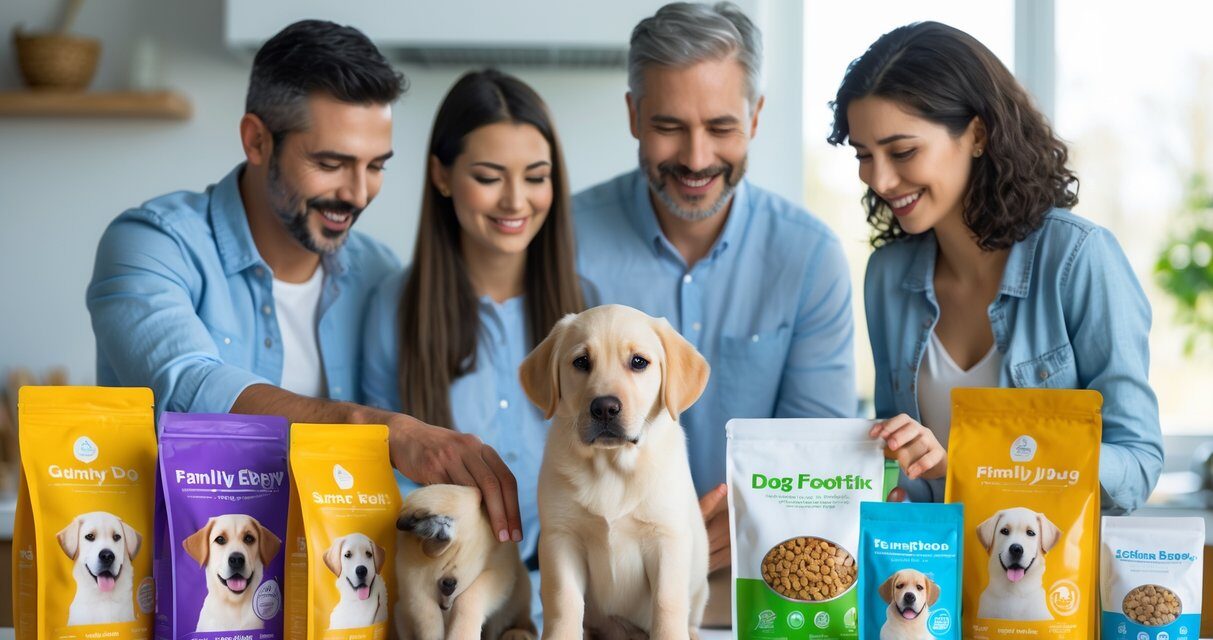 Sådan vælger du det rette hundefoder til familiens nye hund