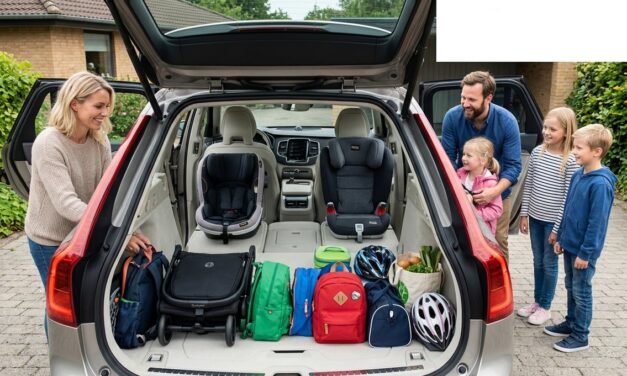 Familiebil til 3 børn – hvad skal du se efter i kabinen og bagagerummet?