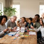 Familiequiz spørgsmål hvor både børn unge og voksne kan være med