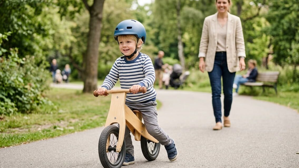 Gåcykel til børn – guide til størrelse og anvendelse