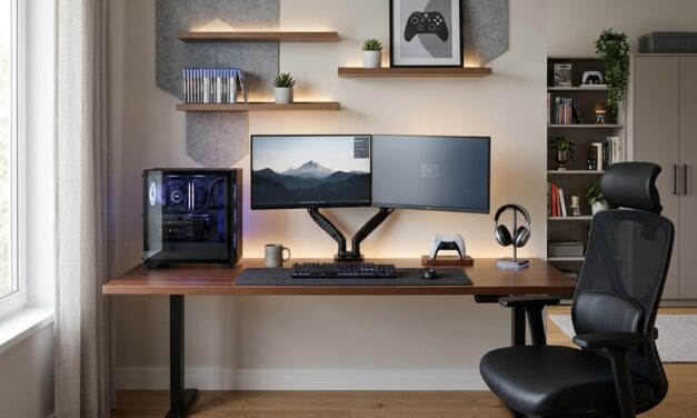 Gaming-værelse – inspiration til skrivebord, lys og udstyr