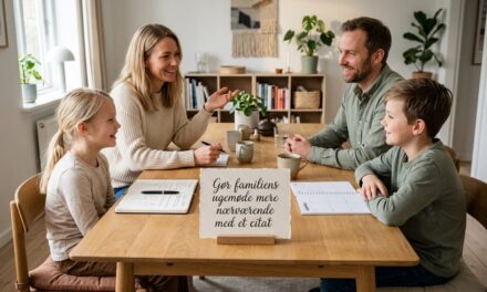 Gør familiens ugemøde mere nærværende med et citat